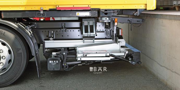 HydFalt en position de conduite sur la rampe